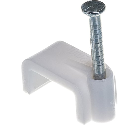 Крепежная скоба Navigator прямая d12 с гвоздем NCS-12-50, 50 шт. 71086