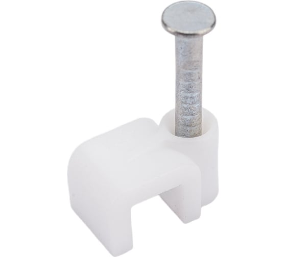 Крепежная скоба Navigator прямая d4 с гвоздем NCS-04-50 50 шт. 71079 1