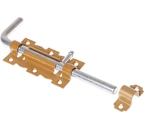 Дверная задвижка STARFIX Г-образная, 110 мм, золой металлик SMP-88964-1