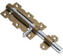 Дверная задвижка STARFIX 110 мм, бронзовый металлик SMP-94245-1