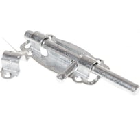 Дверная задвижка STARFIX круглая, 100 мм, белый цинк SMP-55778-1