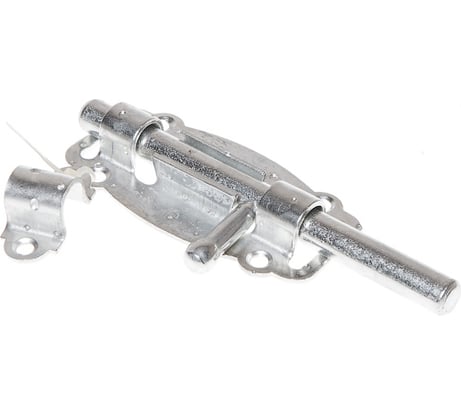 Дверная задвижка STARFIX круглая, 100 мм, белый цинк SMP-55778-1