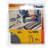 Скоба (600 шт; 23 мм; Тип 055) для степлеров KWB 355-123