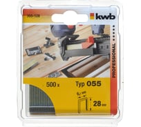 Скоба (600 шт; 28 мм; Тип 055) для степлеров KWB 355-128