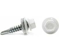 Саморез Tech-Krep КР сверло, 4.8x35 мм, RAL 9003, ярко-белый, 5 кг, коробка 140569