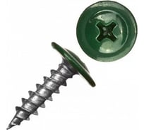 Саморез Tech-Krep KP ШСММ 4.2x16 мм, темно-зеленый RAL 6005, 1 000 шт. 133677