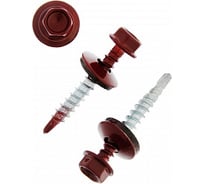 Саморез Tech-Krep КР сверло, 4.8x35 мм, RAL 3011, тёмно-красный, 5 кг, коробка 140563
