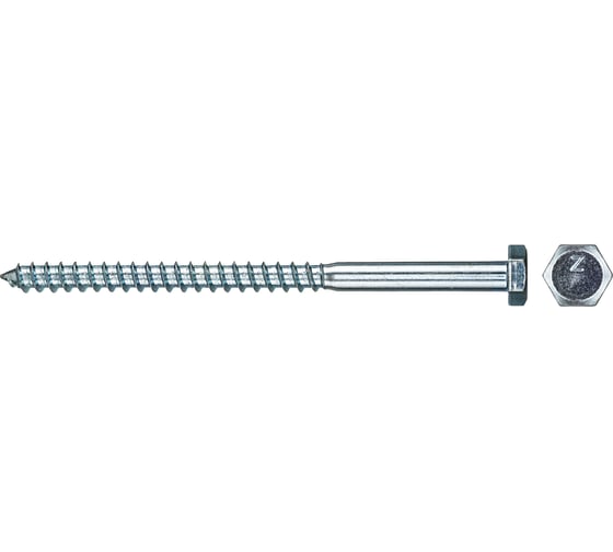 Сантехнический шуруп Tech-Krep DIN 571, 10x160 мм, 180 шт. 133356