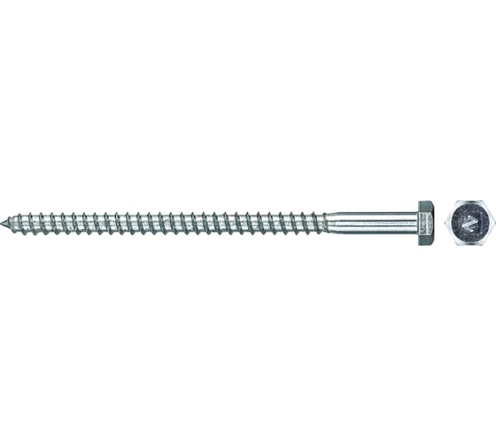 Сантехнический шуруп Tech-Krep DIN 571, 8x140 мм, 500 шт. 133352