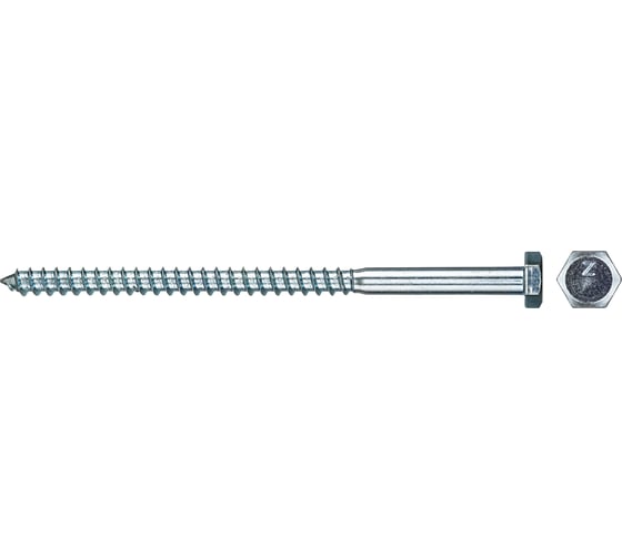 Сантехнический шуруп Tech-Krep DIN 571, 10x180 мм, 180 шт. 133357