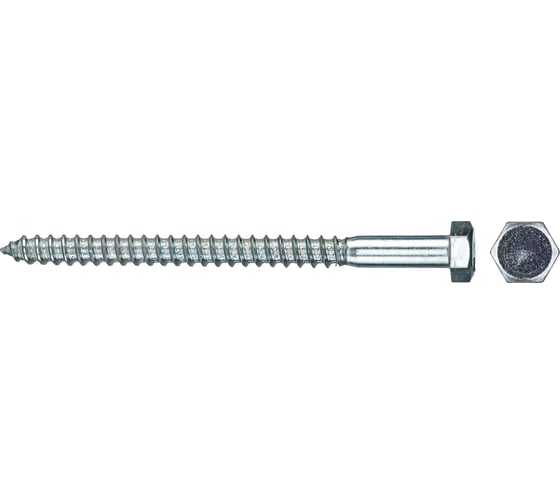 Сантехнический шуруп Tech-Krep DIN 571, 12x160 мм, 100 шт. 133360