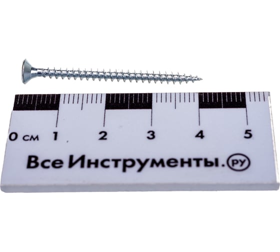Саморез по дереву КРЕП-КОМП белый цинк POZY 3х40 1000шт бд340ф
