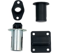 Запирающее автоматическое устройство Doorlock DL1902/35SET в комплекте с направляющей втулкой и ответными частями для пассивных створок, для тяг 1932 75415