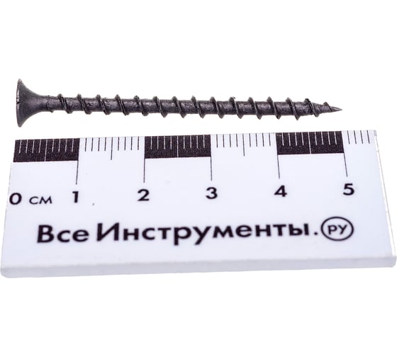 Саморез по дереву КРЕП-КОМП черный 3,5х51 400шт чд51ф