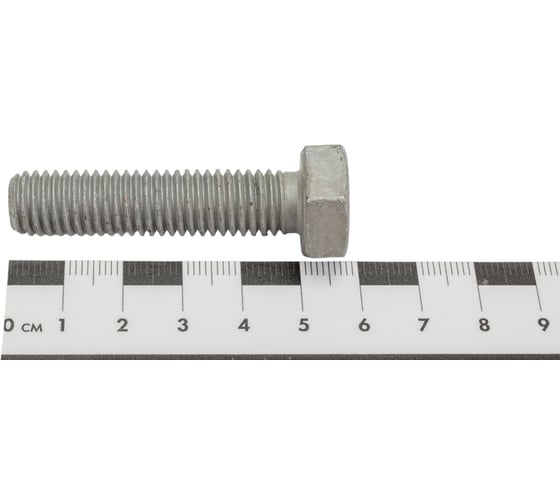 Болт ЦКИ DIN 933, М12x50 мм, 8.8, гор. ц., SW19, 10 шт. 33763