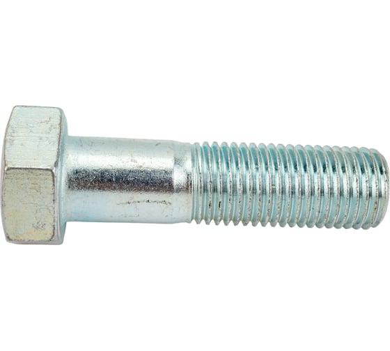Болт ЦКИ DIN 931, М27x100 мм, 8.8, цинк, SW41, аналог ГОСТ 7798-70 5288