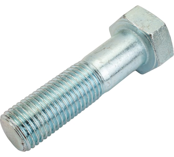Болт ЦКИ DIN 931, М27x100 мм, 8.8, цинк, SW41, аналог ГОСТ 7798-70 5288