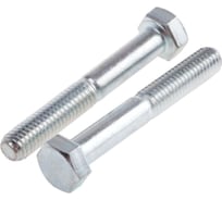 Болт ЦКИ DIN 931, М10x140 мм, 8.8, цинк, SW17, аналог ГОСТ 7798-70, 10 шт. 1493