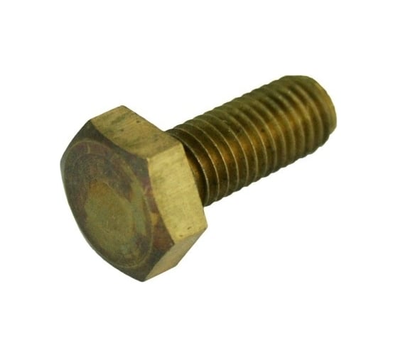 Болт ЦКИ DIN 933, М10x30 мм, лат., SW17, аналог ГОСТ 7798-70 DIN931, 3 шт. 25862