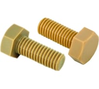 Болт ЦКИ DIN 933, М12x40 мм, полиамид, SW19, 10 шт. 35496