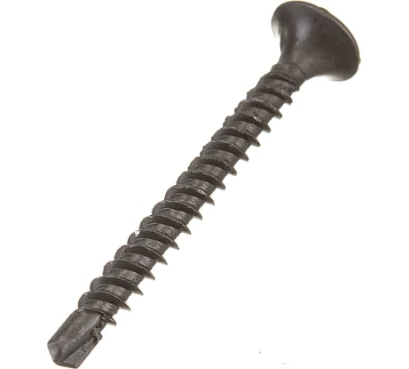 Потайной саморез КРЕП-КОМП сверло черный 3,5х35 800шт спч35ф