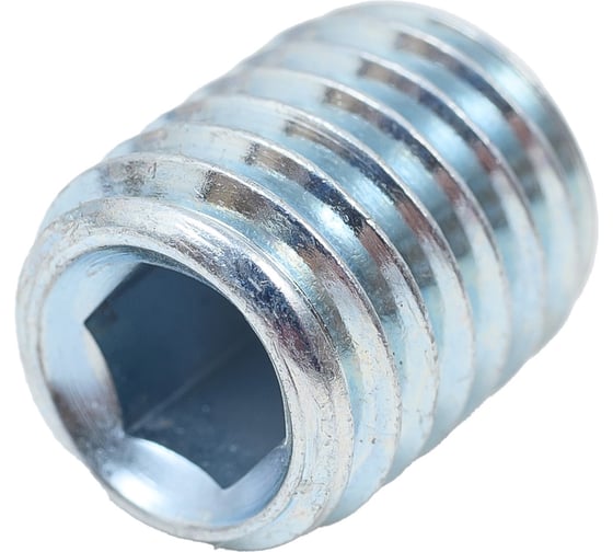 Установочный винт ЦКИ DIN913 М10x12 45H Ц HEX 5.0 10 шт. 74901