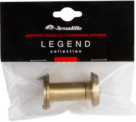 Дверной глазок ARMADILLO оптика стекло DV-PRO 1/60-35/BR/HD (DVG1/HD) AB бронза 36481