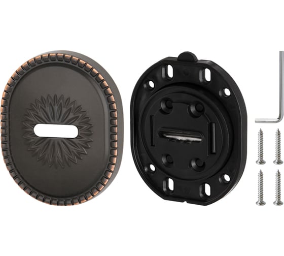 Накладка на сувальдный замок ARMADILLO ESC.S-auto.CL/OV (PS-DEC CL) ABL-18 темная медь 34933