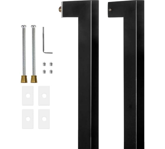 Ручка-скоба FUARO PULL.PH38/1500.26 INOX 304 (PH-26-38/1500-INOX) BLACK 45505