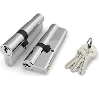 Цилиндровый механизм FUARO (100 CA/105) 1000CAKey105(30+10+65) CP хром 3Key 25865