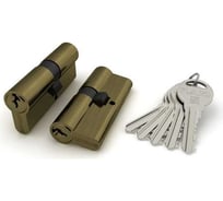 Цилиндровый механизм FUARO (R300/60) R3000Key60(25+10+25) AB бронза 5Key 26915