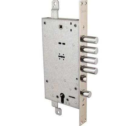 Врезной двухсистемный замок MOTTURA 54.787 универсальный, ключ 40 мм, без накладок 1801