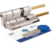 Цилиндровый механизм под вертушку MOTTURA (длинный шток) CP4P463101C5 (77 мм/41+10+26), матовый никель 38731