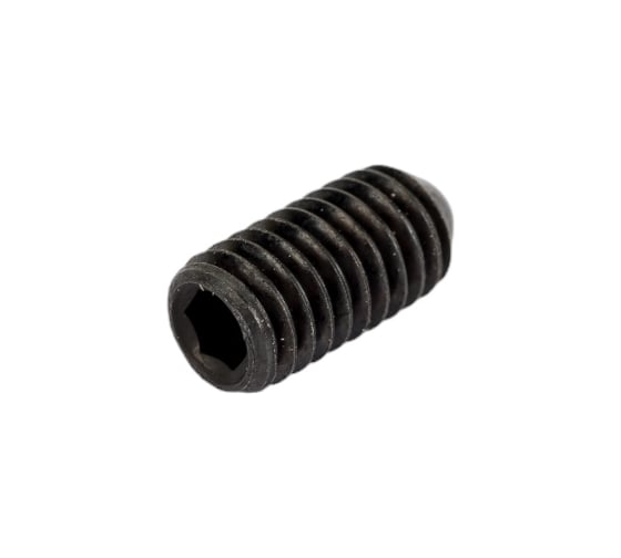 Установочный винт ЦКИ DIN 916, М6x12 45H, окс., HEX3, 80 шт. 8424