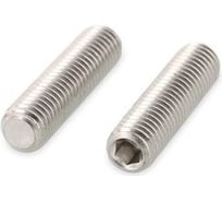 Установочный винт ЦКИ DIN 913, М6x40, A2, HEX3, 25 шт. 34796