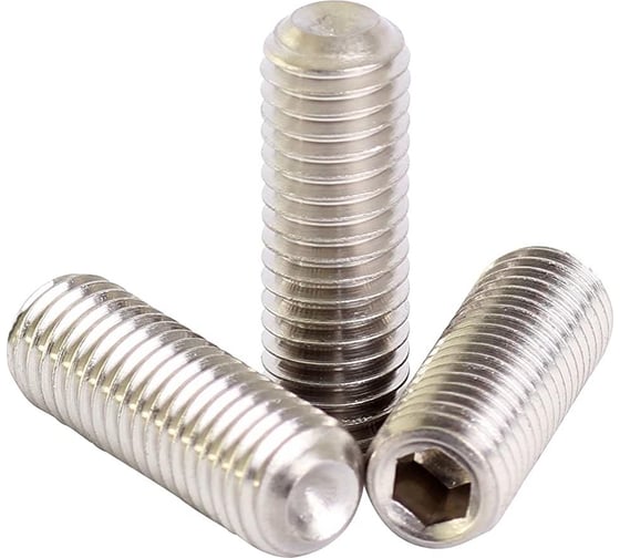 Установочный винт ЦКИ DIN 916, М10x8 45H, цинк, HEX5, 25 шт. 44741 1