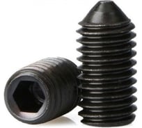 Установочный винт ЦКИ DIN 914, М10x25 45Н, окс., HEX5, 20 шт. 5702