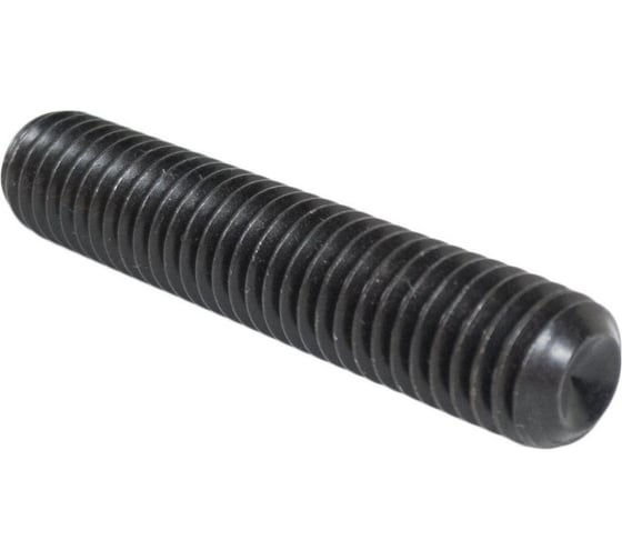 Установочный винт ЦКИ DIN 916, М12x10 45H, окс., HEX6, 25 шт. 48044
