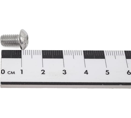 Винт ЦКИ ISO7380 М6x10 A2 50 шт. 20401