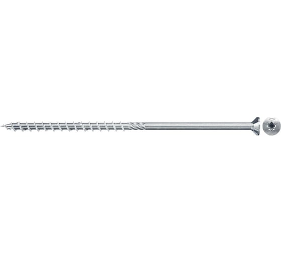 Конструкционный шуруп с потайной головкой Fischer FPF-ST 8x240 ZPP, белый цинк, 50 шт. 545227