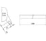 Балка для механизма Doorlock PD900FR-BAR, серебристая, MG, 1130 мм 75431 2