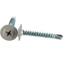 Саморез ПШC КРЕП-КОМП сверло 4,2х25 RAL7004 500шт пшс257004