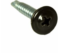 Саморез ПШC КРЕП-КОМП сверло 4,2х32 RAL8019 500шт пшс328019