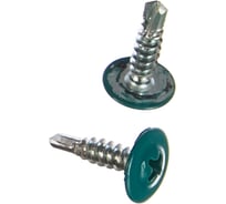 Саморез ПШC КРЕП-КОМП сверло 4,2х16 RAL5021 1000шт пшс165021