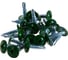 Саморез ПШC КРЕП-КОМП сверло 4,2х16 RAL6002 1000шт пшс166002 6