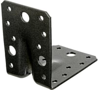 Уголок ALBERTS DURAVIS перфорированный, усиленный, 90x90x65x2,5 мм, черный перламутр 301873