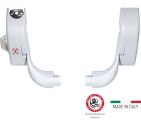 Нажимной механизм-защелка для противопожарных и наружных дверей Doorlock DL PD900FR, серебристый MG 75430