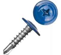 Саморез Tech-Krep ШСММ сверло, 4.2x16 мм, синий KP RAL 5005, 1000 шт. 133682