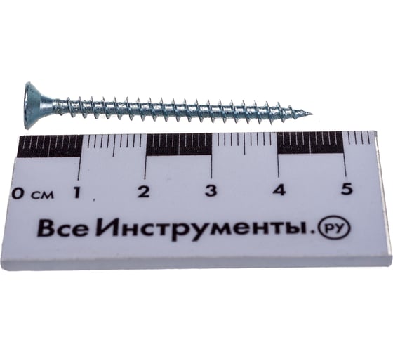 Саморез КРЕП-КОМП белый цинк POZY 4х45 500шт бд445ф