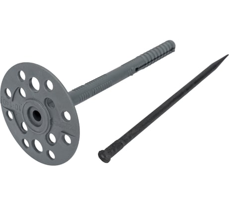 Дюбель для теплоизоляции Tech-Krep с пластмассовым гвоздём, 10x140 мм, 30 шт. 154279